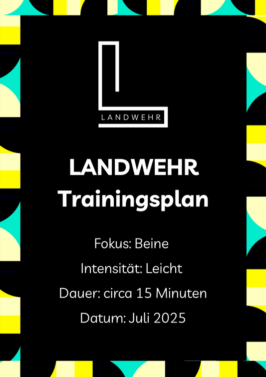 LANDWEHR Trainingsplan